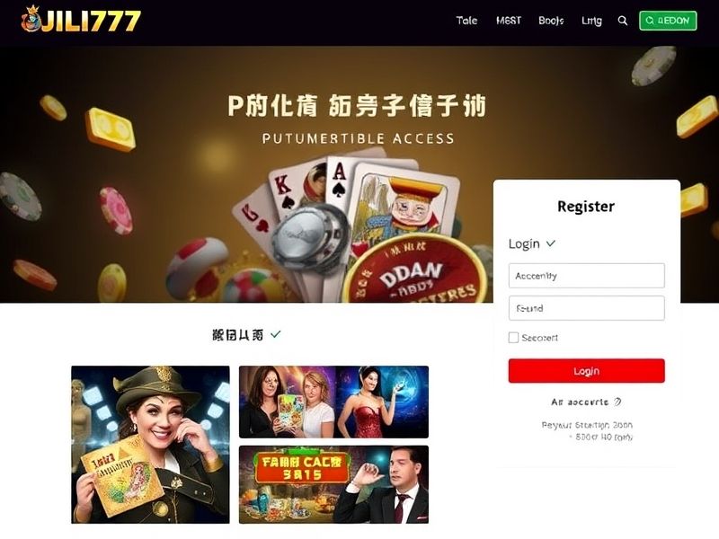 Official guide to jili777 login and registration processes. Authoritative resource for safe online gambling access, account setup tips, and direct links to verified casino platforms.